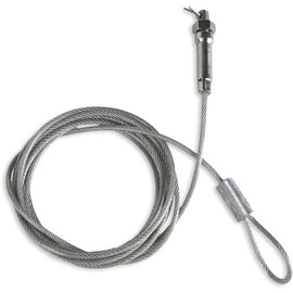 Bulldog Deluxe Security Cable, Silver, 6-Feet
