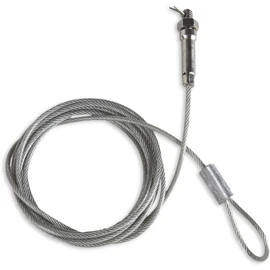 Bulldog Deluxe Security Cable, Silver, 6-Feet
