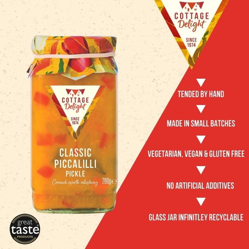 Cottage Delight Classic Piccalilli Pickle, 280 gram