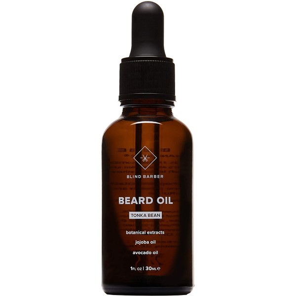 Blind Barber Beard & Face Replenishment Oil - Moisturizing Beard & Skin Oil with Argan, Pumpkin Seed, Avocado & Jojoba to Protect & Soften Coarse Beard Hair - Grooming Products for Men (1oz / 30ml)