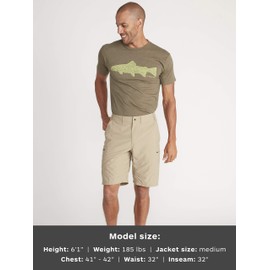 ExOfficio Men's Sol Cool Camino 10'' Short, Dark Steel, 28