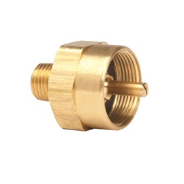 Mr. Heater F273754 1/4 Male Pipe Thread x 1"-20 Female Throwaway Cylinder Thread Fitting,Multicolored,Regular