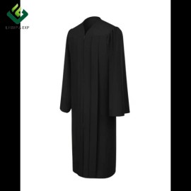 Unisex Matte Choir Robes for Church Baptism Officiant Confirmation Costume,Graduation Gown Pastor &judges RobeSize: 48"FF, Color: Orange
