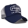 AVIREX Air Force Embroidered Mesh Cap 14590200, navy, 57 to