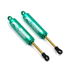 Yeah Racing 100mm Desert Lizard Two Stage Internal Shock Pair Green for Crawler