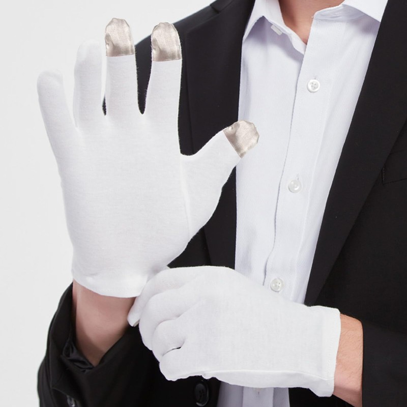 Healvian Garden Gloves Touch Screen Cotton Gloves Thin for Sleeping