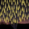 EAGWELL Meteor Shower Lights Outdoor Christmas Lights Falling Rain Lights
