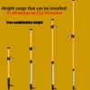 Laser Level Pole 13.8 foot/4.2m With 5/8&1/4 interface screws (6.25