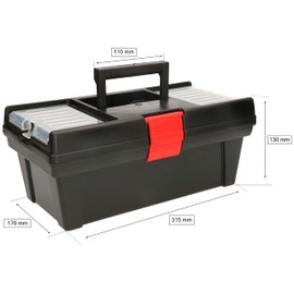 KOTARBAU® Tool Box Case 12 Inch 30 cm Tool Box Organiser Screws