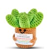 JELUTAR Crochet Positive Succulent Plant Thank You Gifts for Birthday