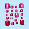 MISUD Hot Pink Press on Toenails Glossy Fake Toe Nails