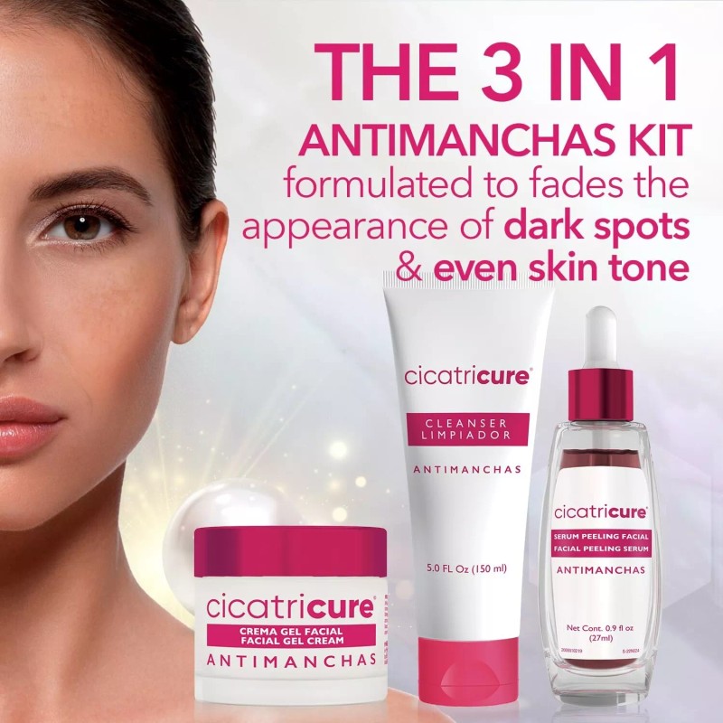 Cicatricure Complete Antimanchas Luminous Dark Spots Brightening Skin Care Kit