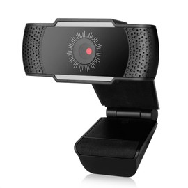 JXZNLINK JR25 Full HD Webcam 1080p with Microphone, AutoFocus 30fps Video Calling, USB Web Camera, Plug and Play, Works with Skype, Zoom, FaceTime, Hangouts, PC/Mac/Laptop/MacBook/Tablet - Black