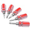 Bestgle 5 Pcs Stubby Screwdriver Set, Phillips and Flat Head