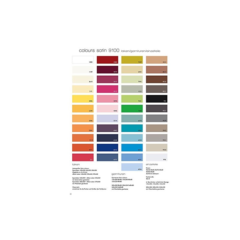 Fleuresse Colours Satin Pillow Case