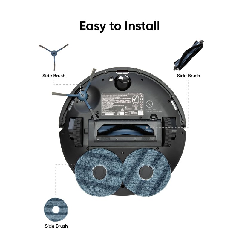 eufy Accessory Kit for Robot Vacuum Omni C20, 2 Side