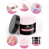 EBANKU Acrylic Powder, 120g/4.23oz Natural Pink Acrylic Nail Powder Large