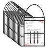 15 Pack Job Ticket Holder Work Order Plastic Sleeves with