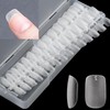 HAPVITAL Nail Tips, Ultra Thin, Long, Clear, 240 Pieces, Summer