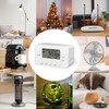 BN-LINK 7-Day Heavy Duty Digital Timer with Dual Outlet, LCD
