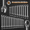 Egofine 26pcs Ratchet Wrenches Set, Wrench Set Metric and Standard,