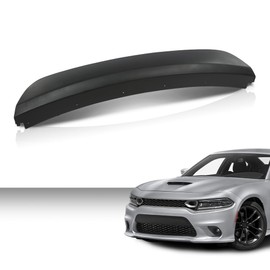G-PLUS New Front Bumper Face Bar Trim Molding Step Pad Compatible with Dodge Charger 2015-2022 68225517AA, CH1044124 Black Textured