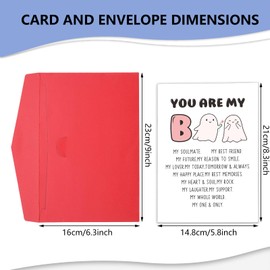 Funny Christmas Gifts for Him Her, Girlfriend Boyfriend Stocking Stuffers Card Bulk, Christmas Valentines Day Cards for Boyfriend Girlfriend Wife Husband Soulmate Best Friend Anniversary Birthday Card