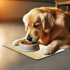 Lunarable Abstract Pet Mat for Food and Water, Party Inspired