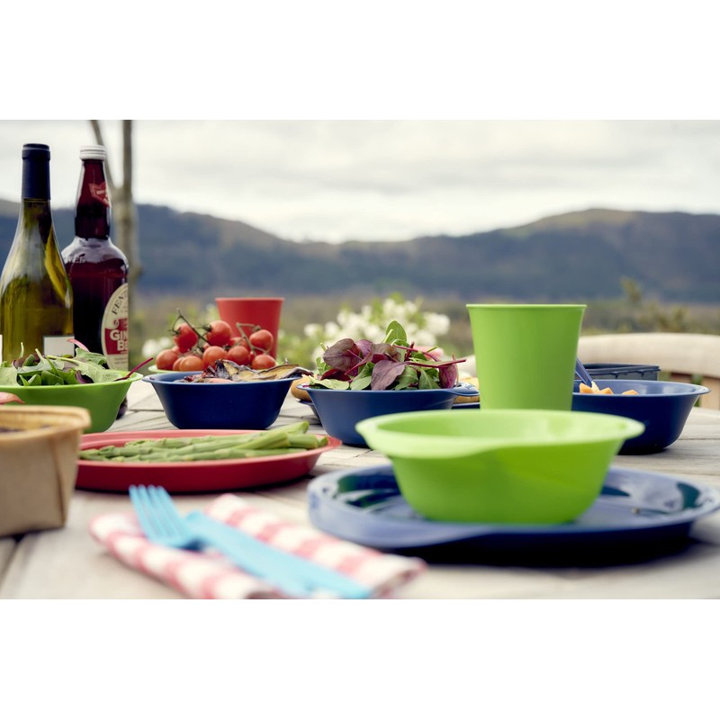 Chimney Sheep Al Fresco Recycled Reusable Plastic Bowls Set of