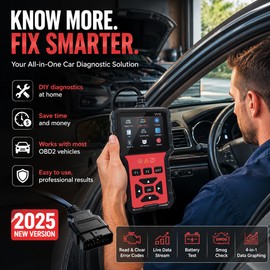 OBD2 Car Diagnostic Scanner for Engine Checks – Plug-and-Play Code Reader with Real-Time Data