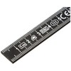 Metrica 19060 Fibreglass Scale 1 m, Black