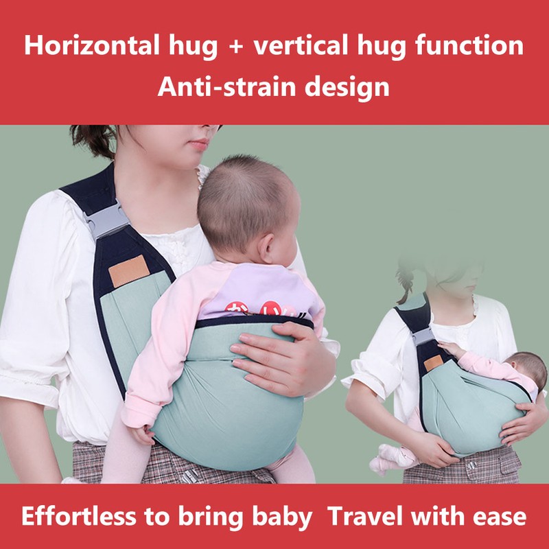 Baby Carrier Adjustable 3D Baby Carrier Wrap with Thick Shoulder