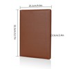 Podazz A4 Foldover Clipboard Folder, Leather Resume Storage Conference Folder