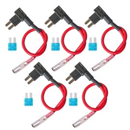 Mintice Pack of 5 Blade Fuse Adapters 12 V Fuse Adapter Car Fuses Micro2 15 A Fuse Distributor Add A Circuit Fuse Holder Connection Cable