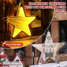 ELKTRY Suction Cup Christmas Lights