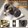 Gobrico Entry Door Locks Keyed-Alike Flat Ball Door Locksets with