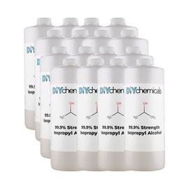 Chemboys DIYChemicals Isopropyl Alcohol 99.9% Gallons (4-Gallons Bundle) (16 Quarts (540 fl oz))