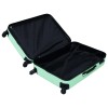 Mint ABS Hardcase Trolley Suitcasecolor: Green Color