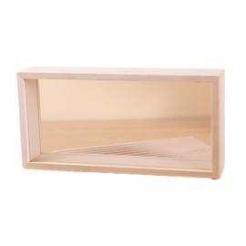 3D Picture Frame for Filling Object Frame 25.8 x 12.6 x 5.5 cm Deep for Filling Wooden Frame Pictures Frame 3D Frame for Dried Flowers and Art Commercial Displays (Beige)