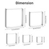 Square Cookie Cutter Sandwich Cutters for Lunchbox Fruit Cutters Vegetable