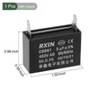 YOKIVE CBB61 Run Capacitor, 450V AC 3uF 50/60Hz 2 Pin