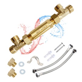 WP596816 Sensor Valve Kit for Instant Hot Water Recirculating Pump System Copper, Replace 367010, 595926, 500800, 500805