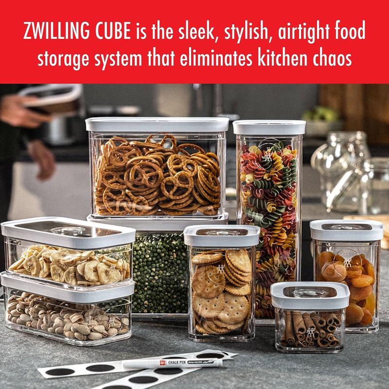 ZWILLING Fresh & Save CUBE 11-Piece Reusable Silicone Label with
