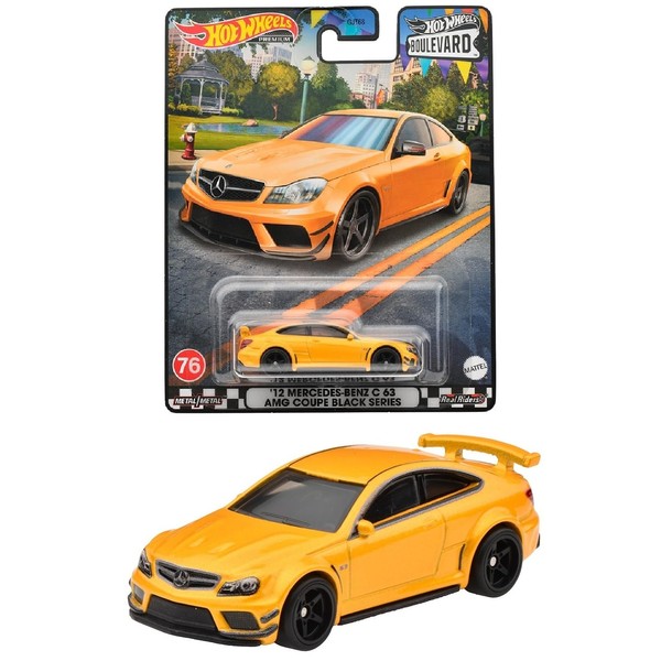 Hot Wheels Boulevard - '12 Mercedes-Benz C63 AMG Coupe Black Series [3 Years Old and Up] HKF23