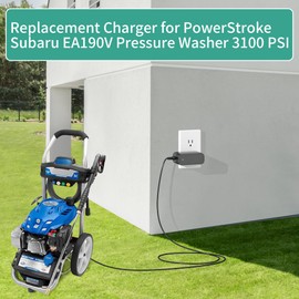 12V Charger for Powerstroke Subaru EA190V Pressure Washer Power Cord for Power Stroke 3100 Psi PS803155E PS8C310E PS80555E 3200 PS906811PH GX390 6800 8500 Generator RY803100 Replacement Power Supply