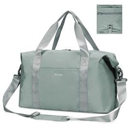 for Easyjet Airlines 45x36x20 Cabin Bag Foldable Travel Duffel Bag Underseat Carry-on Luggage Weekender Overnight Bag for Women and Men 30L (Celadon)