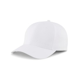 FALKE Unisex Golf Cap Basic Baseball Cap Protects Against UV Quick-Drying Breathable Sustainable Functional Material Pack of 1, White (White 2860)