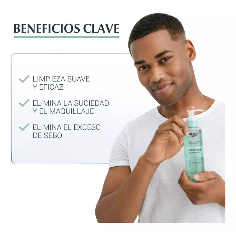 Eucerin Gel Limpiador Facial Eucerin Dermo Pure Oil Control 400