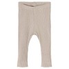 NAME IT Unisex Children's Nbnkab Noos Leggings, Peyote Melange
