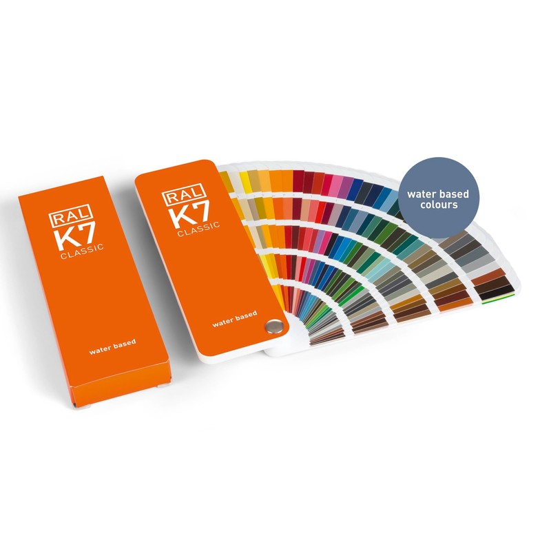 RAL K7 Color Chart, 216 Colors, Gloss, 5 Languages